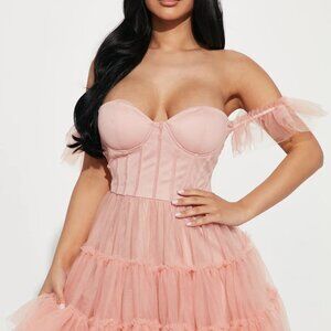 NWT Fashion Nova Gracie Tulle Mini Dress
